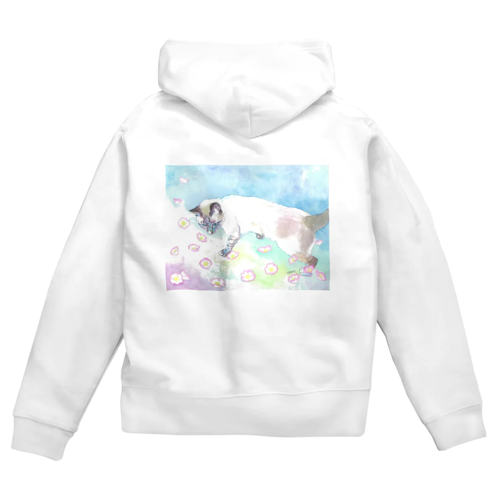 りとるたまの自由な心 Zip Hoodie