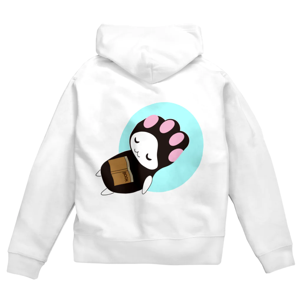 A33のねこきゅうランチ　ひと休み Zip Hoodie