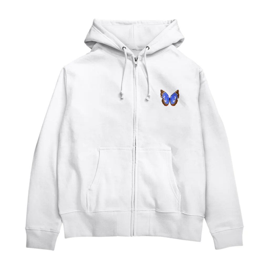 【鉱石標本屋】AMBERのオオムラサキ Zip Hoodie