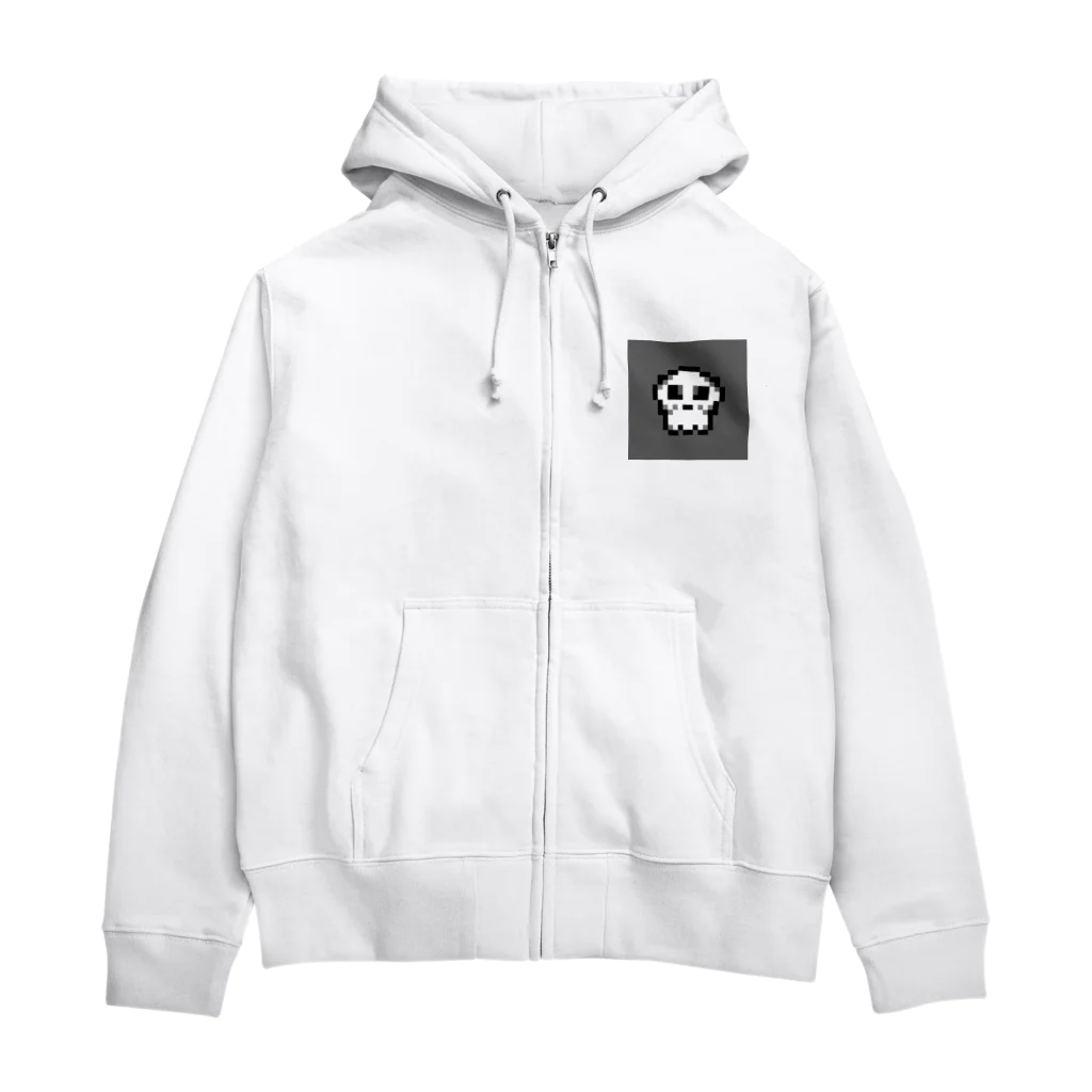 TACのKawaii SKULL #4410 Zip Hoodie