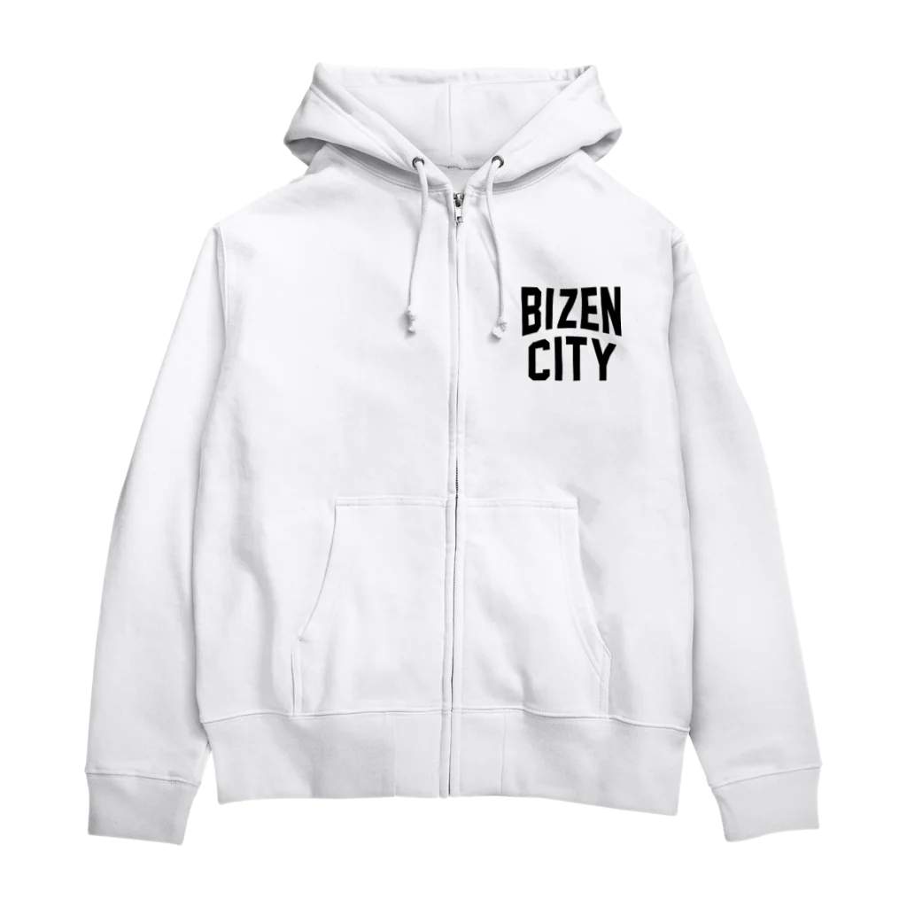 JIMOTOE Wear Local Japanの備前市 BIZEN CITY Zip Hoodie