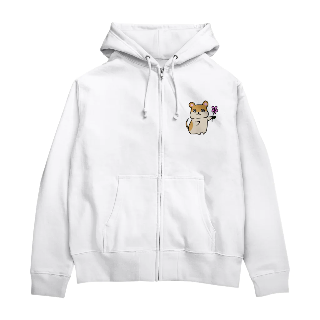 sawakingのほっぺたはむ Zip Hoodie