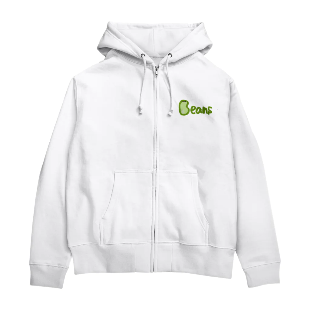 かいのビーンズ Zip Hoodie