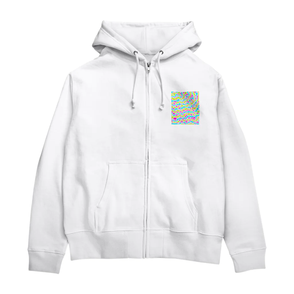 komgikogikoの色盲検査モドキ Zip Hoodie