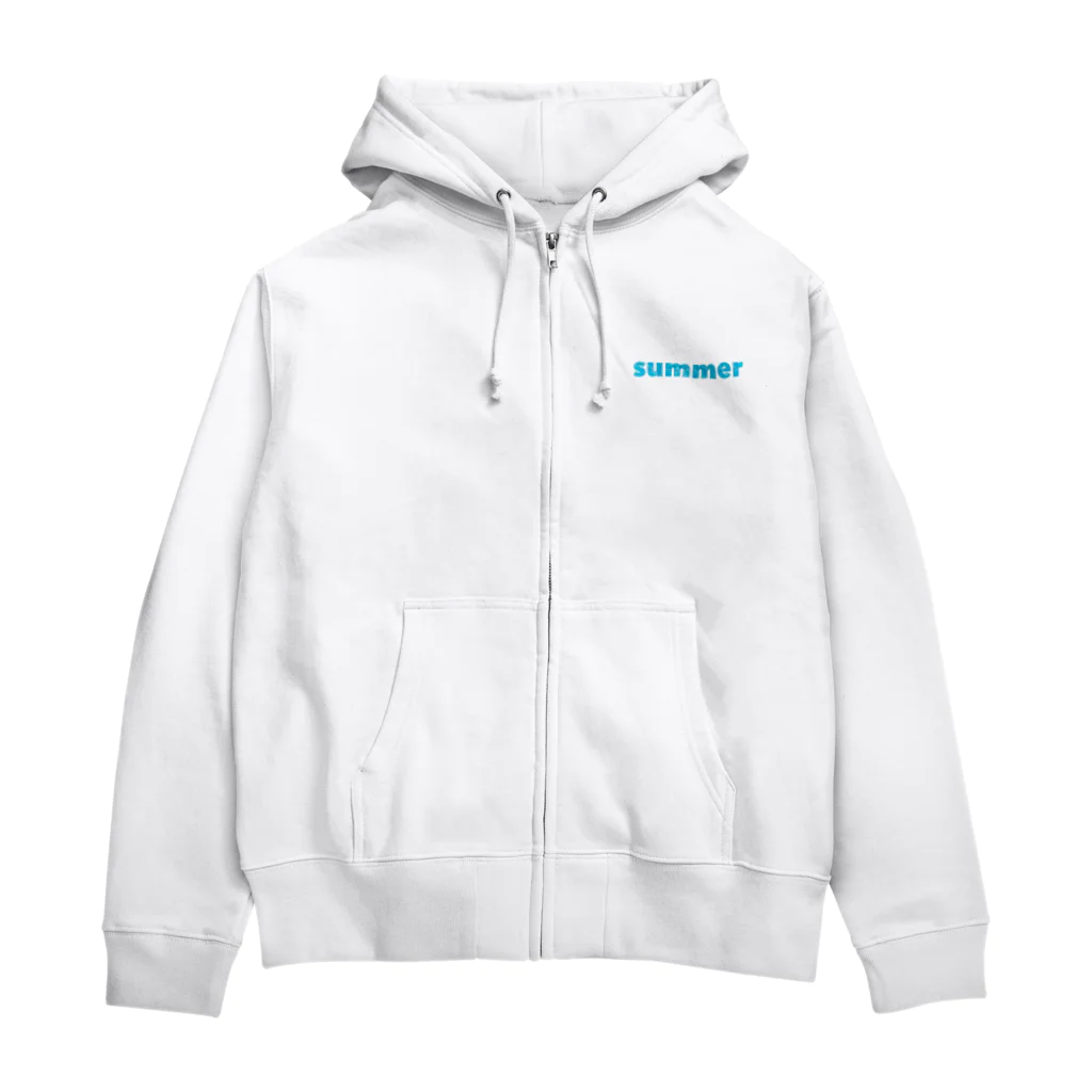 たわたわたの居場所の夏 Zip Hoodie