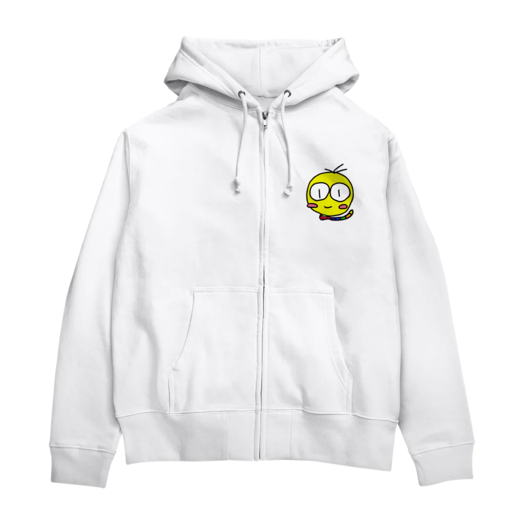 ピコユユ | 幸せクリエイター💕のイモムシ君 Zip Hoodie