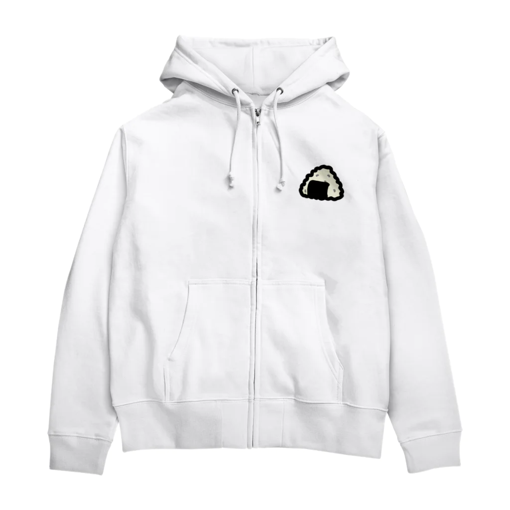 脂身通信Ｚの【両面プリント】のぼり旗♪おにぎり1910 Zip Hoodie