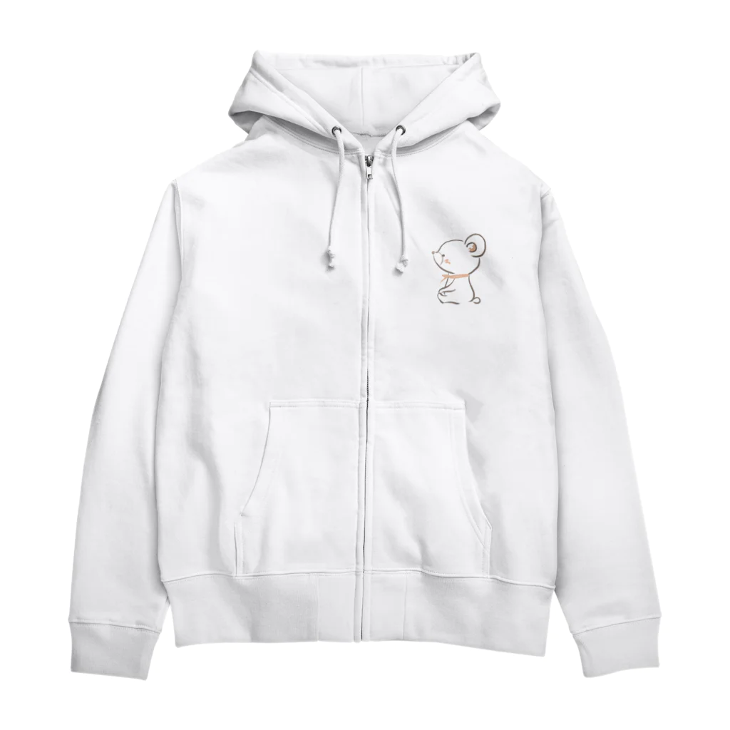 RinMのBaby Bear Lapis Zip Hoodie