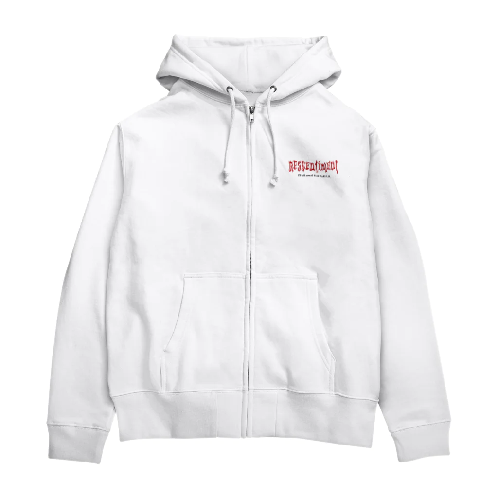 OKA-DESIGNのルサンチマン Zip Hoodie