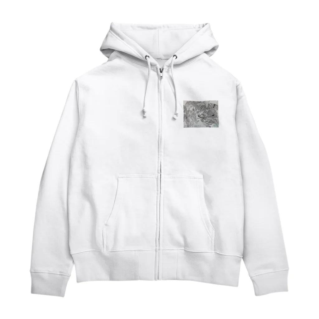 エド・ワード【江戸鉾の愛殿原】。の双龍 Zip Hoodie