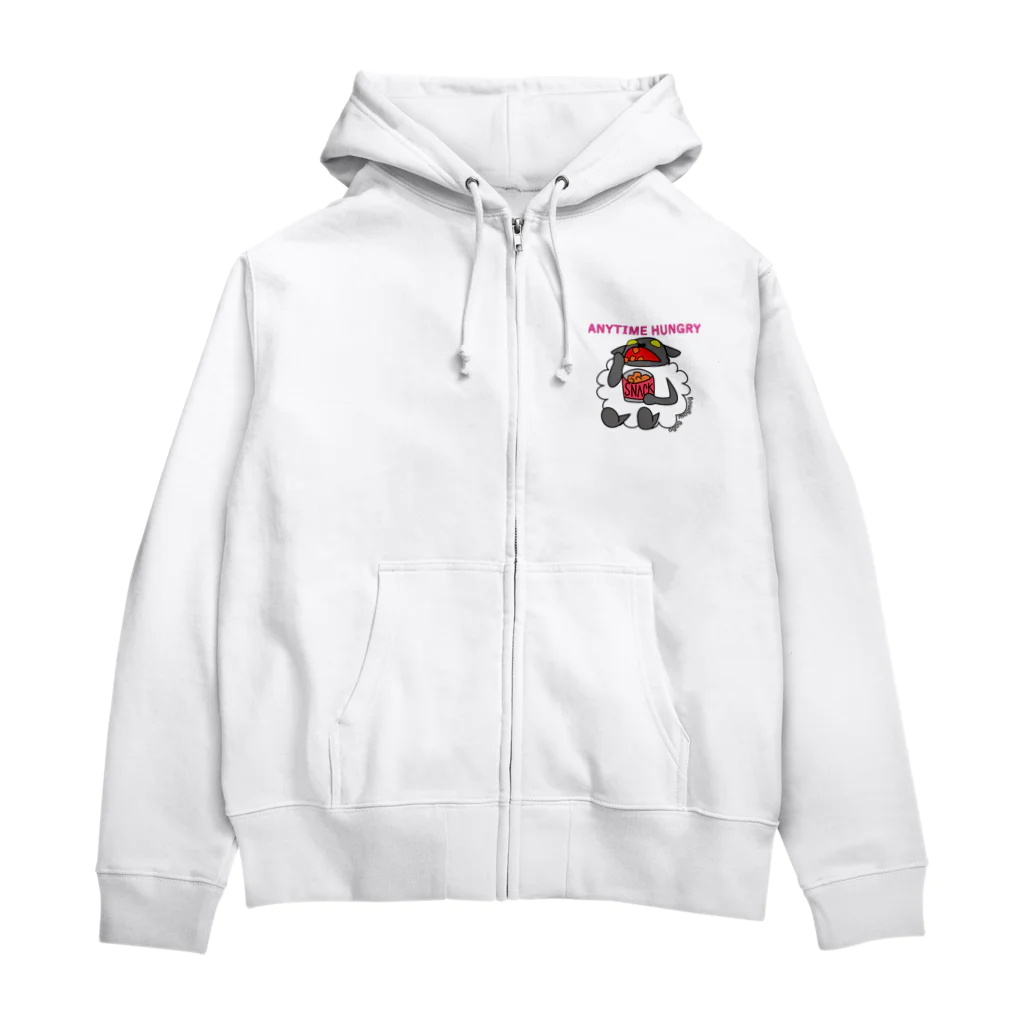 オグオグモグモグの腹ペコひつじ Zip Hoodie