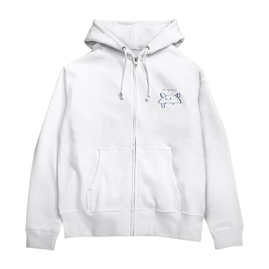 とるてさん。🐭のぴざねずみくん Zip Hoodie