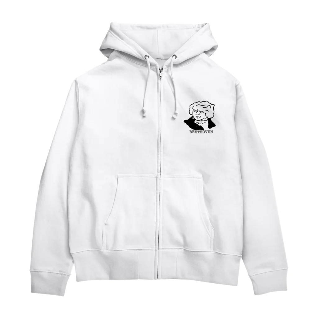 kamakuraのベートーベン Zip Hoodie