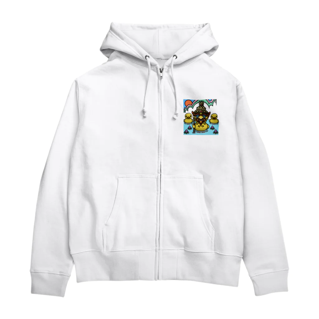 ソムタム後藤のアヒル艦隊ジップパーカー Zip Hoodie