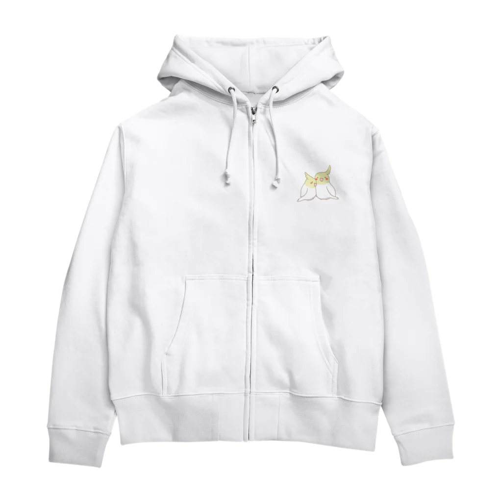 トリッピーのオカメインコ Zip Hoodie