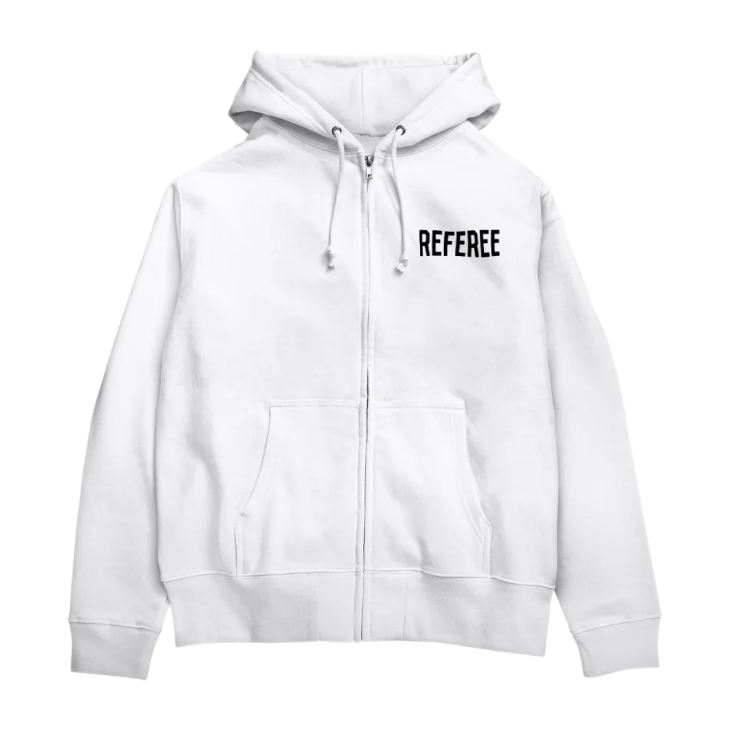 AliviostaのREFEREE レフェリーロゴ Zip Hoodie