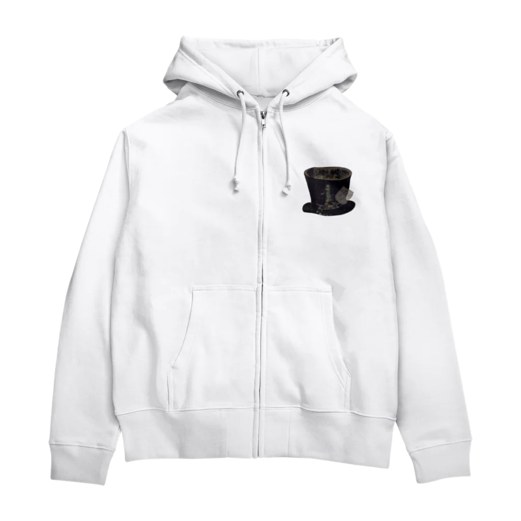 das_Ende+closet(ダスエンデ+クローゼット)のシルクハットと天使達 Zip Hoodie