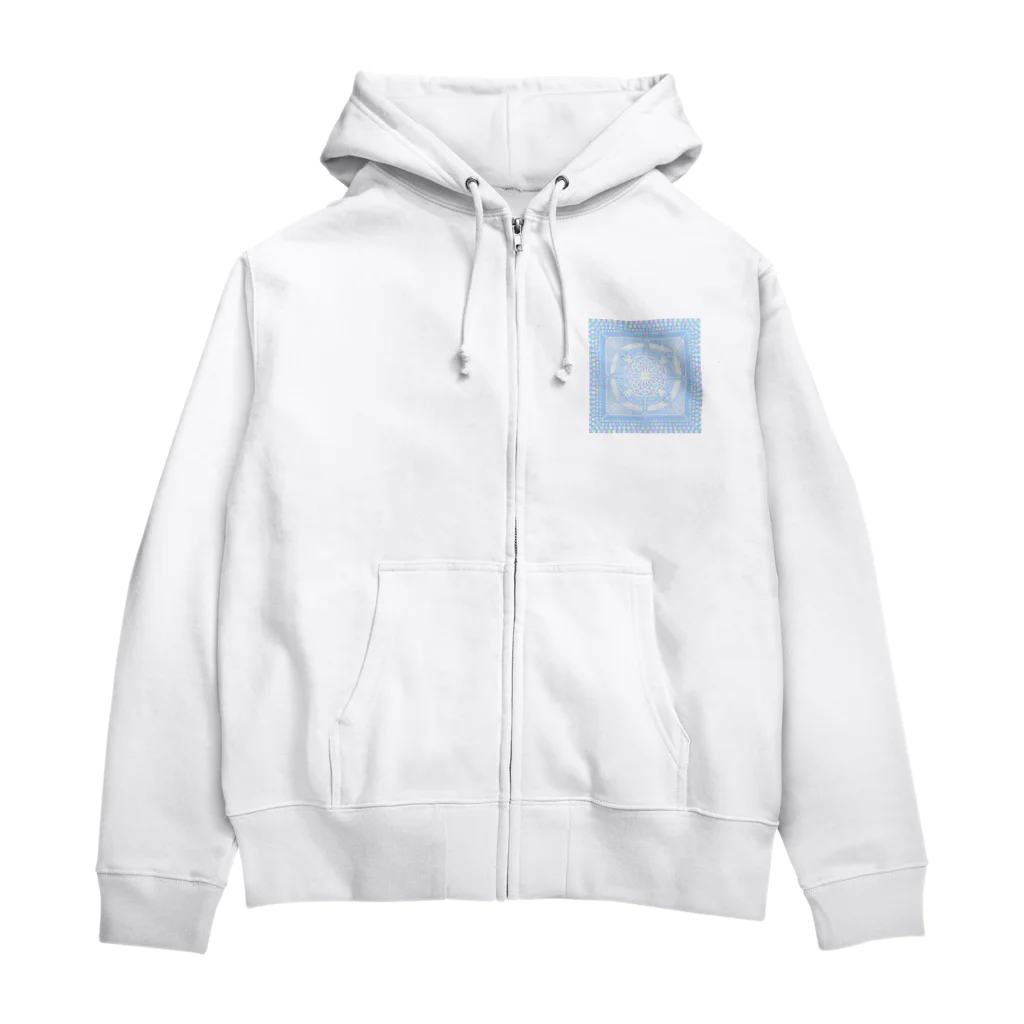 M34-unicornの穏やかな心 Zip Hoodie