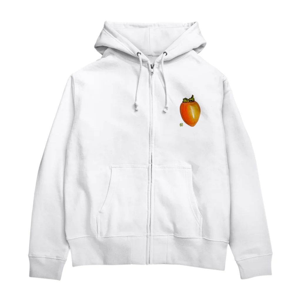 脂身通信Ｚの筆柿 Zip Hoodie