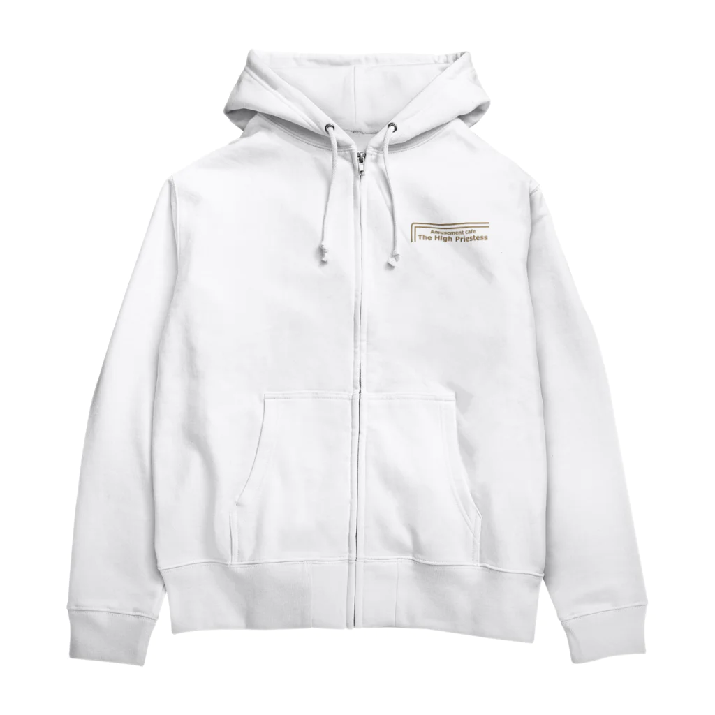 amusement cafe The High Priestessのジップパーカー（ライトカラー） Zip Hoodie