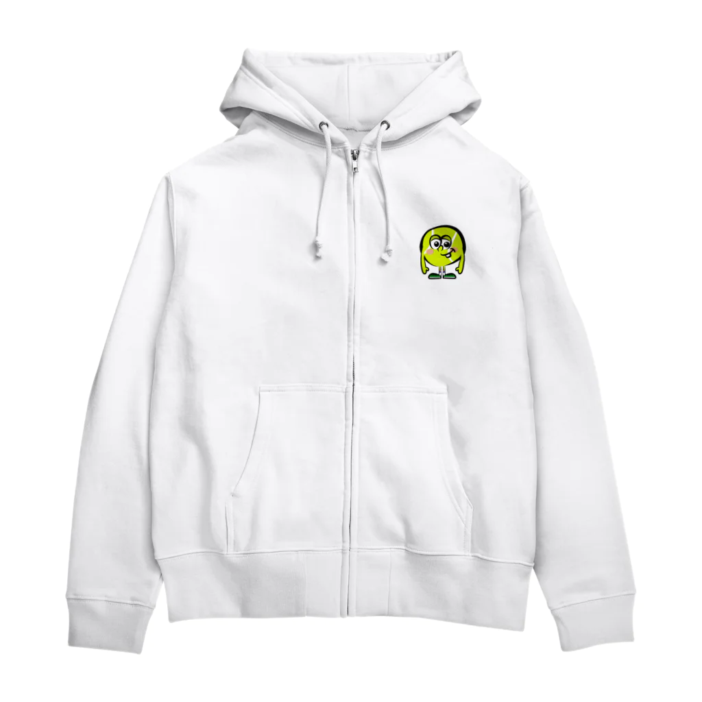 力石優衣オフィシャルグッズのピーター Zip Hoodie