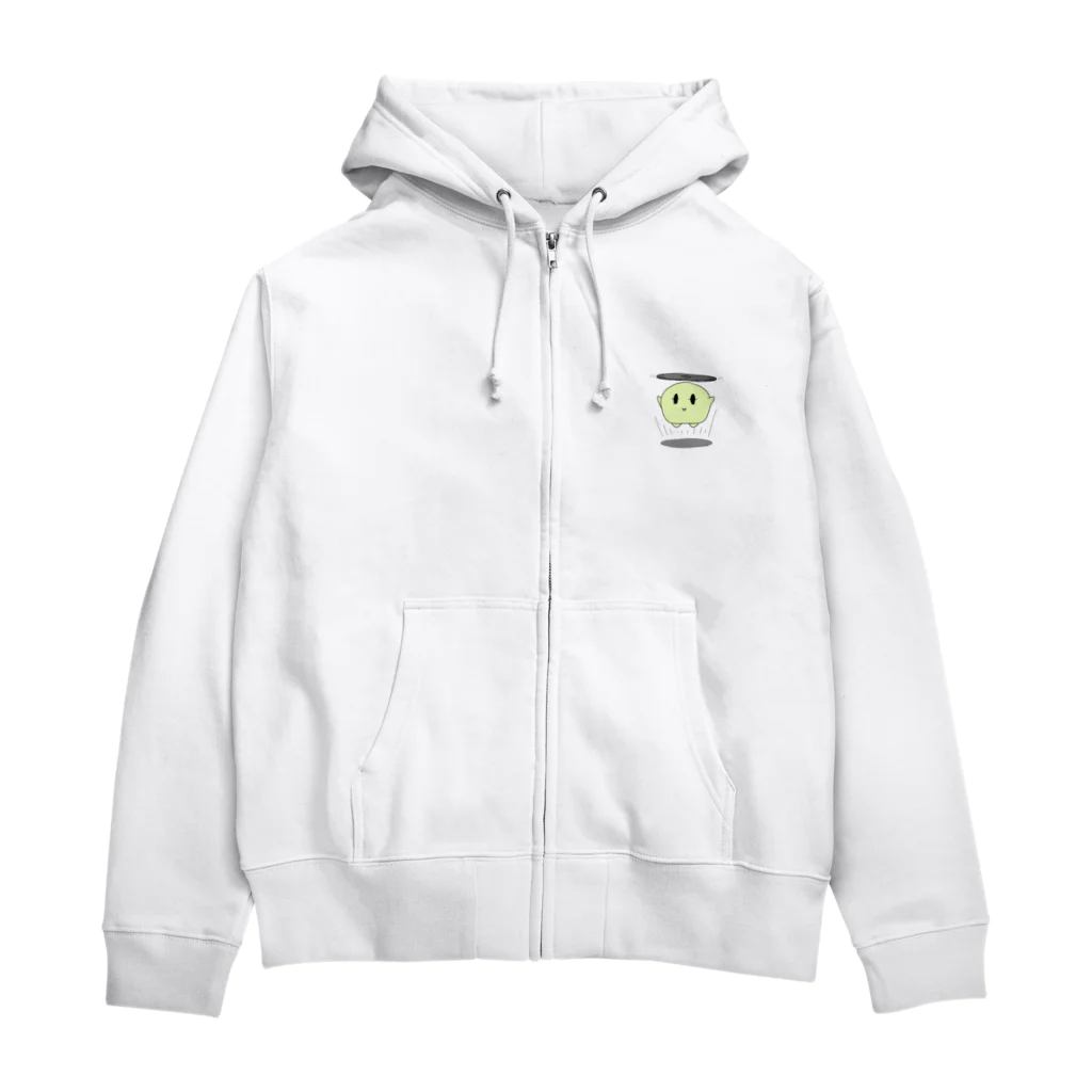 秋桜の飛び出るナゾのキャラクター Zip Hoodie