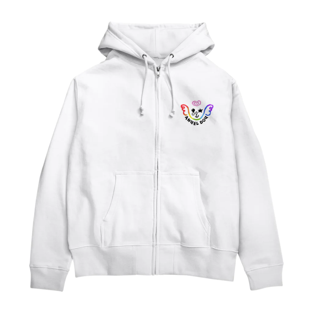 tsuguwo ・honda   のANGEL DOG Zip Hoodie