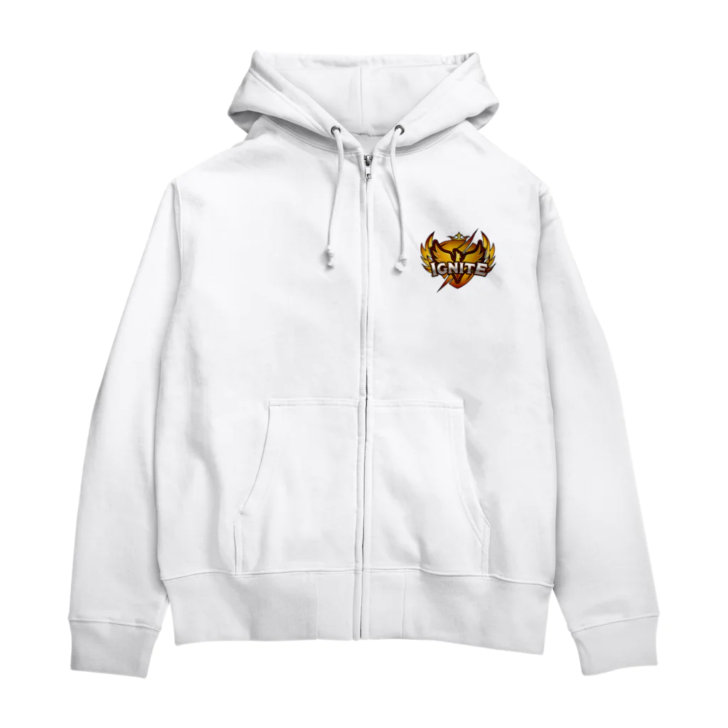 IGNITE FORTNITE CLANのIGNITE OFFICIAL GOODS ジップパーカー