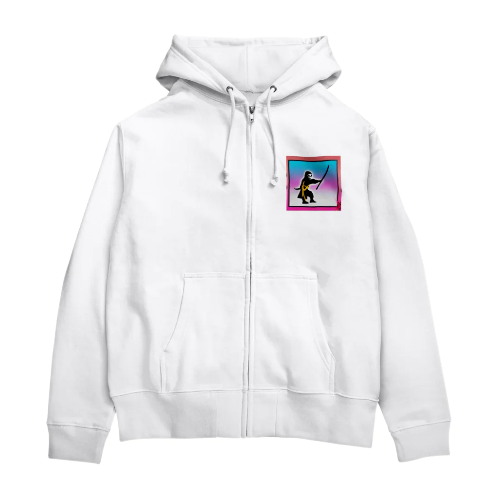 MedicalKUNの手乗り忍者くん★修行中！★ Zip Hoodie