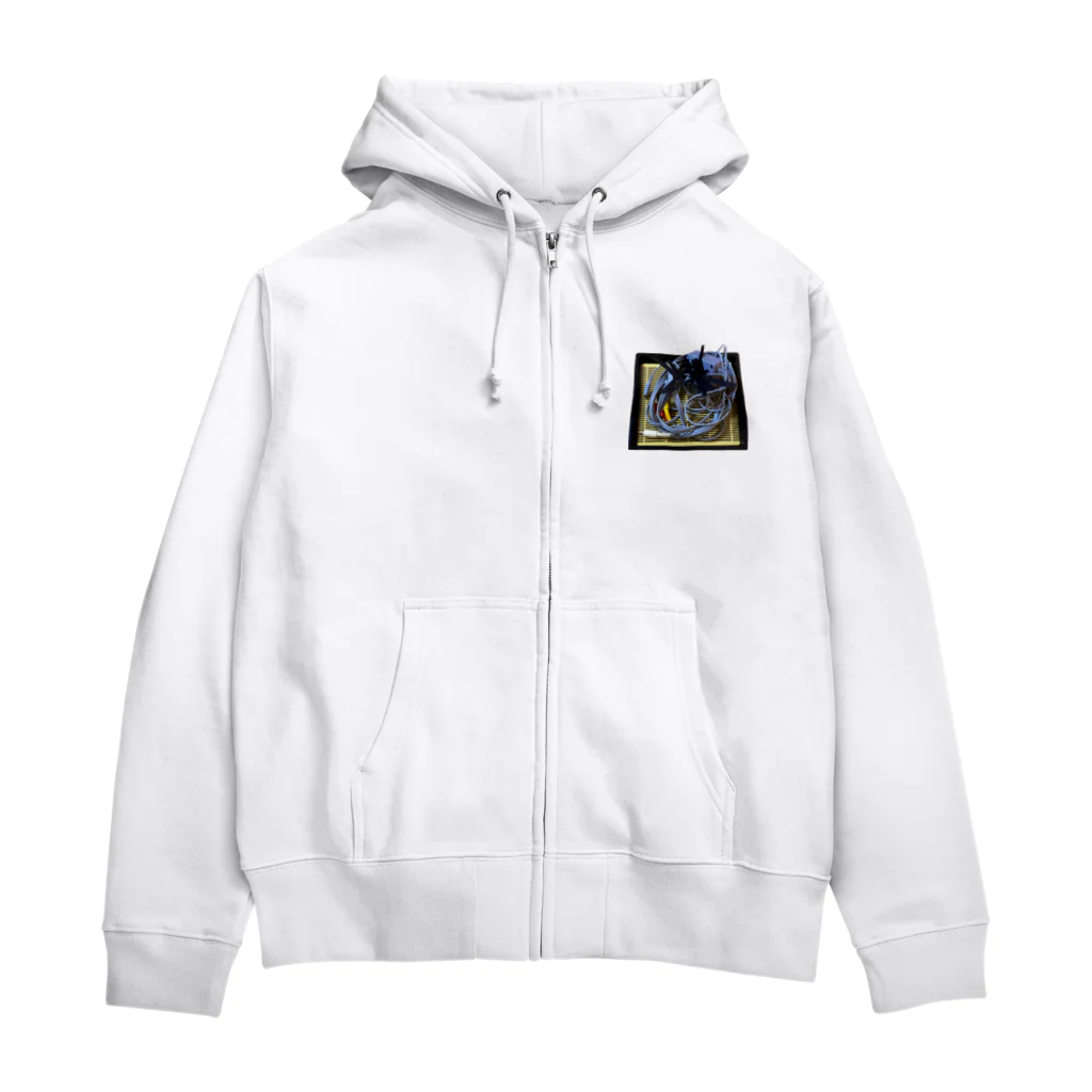 電気バチのおそば Zip Hoodie