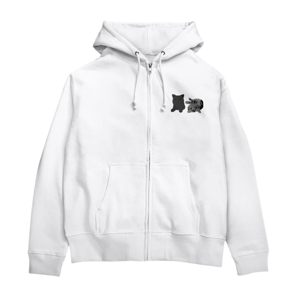 tabby_sassのタビーとサスケ Zip Hoodie