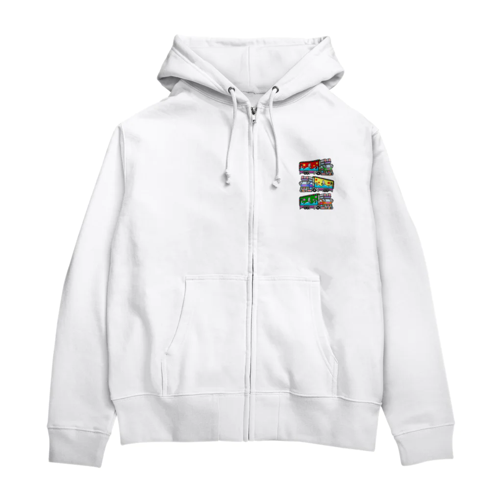 P-STYLEのトラックトリオ(カラーver.) Zip Hoodie