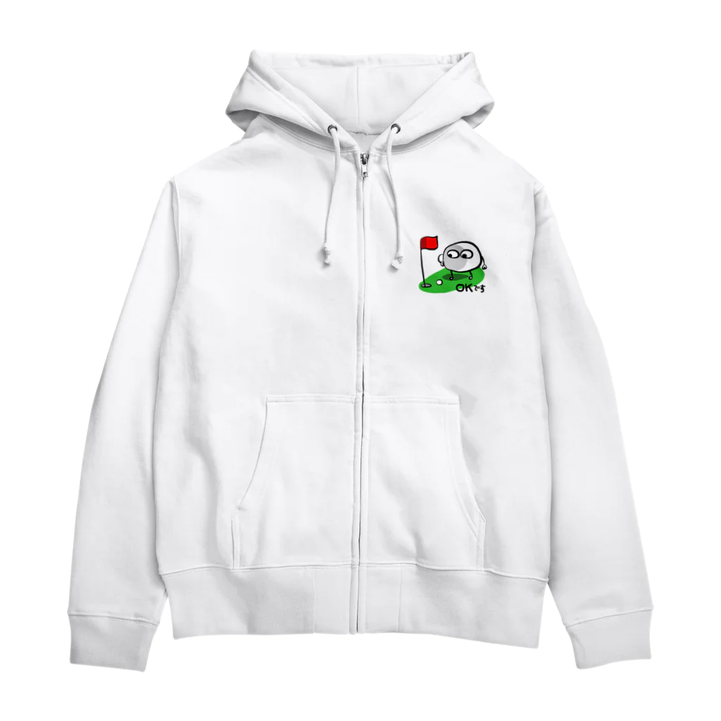 むゆうじゅのOKです Zip Hoodie