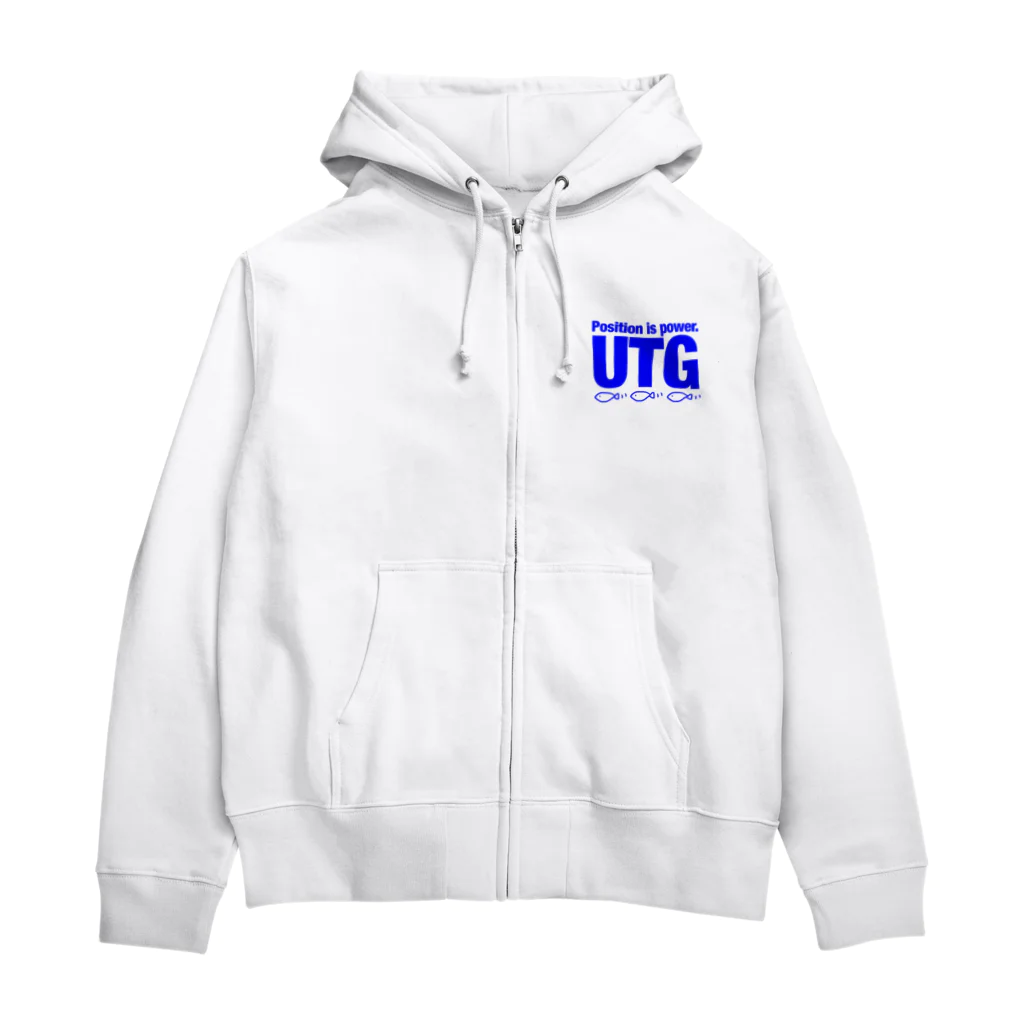 temetenのUTG(青文字ver.) Zip Hoodie