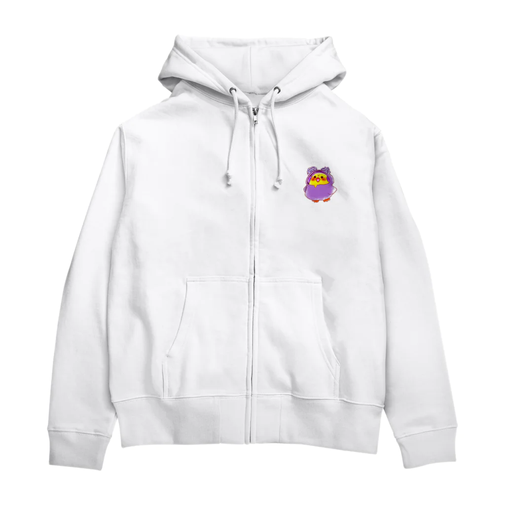 ブラウンさんのピヨりちゃん 雨シリーズ Zip Hoodie