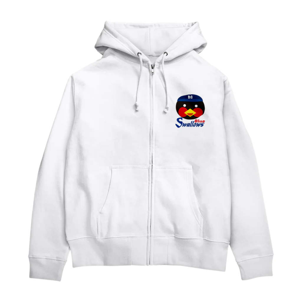 エンタメイティブ制作部のブルースワローズ 公式グッズ Zip Hoodie