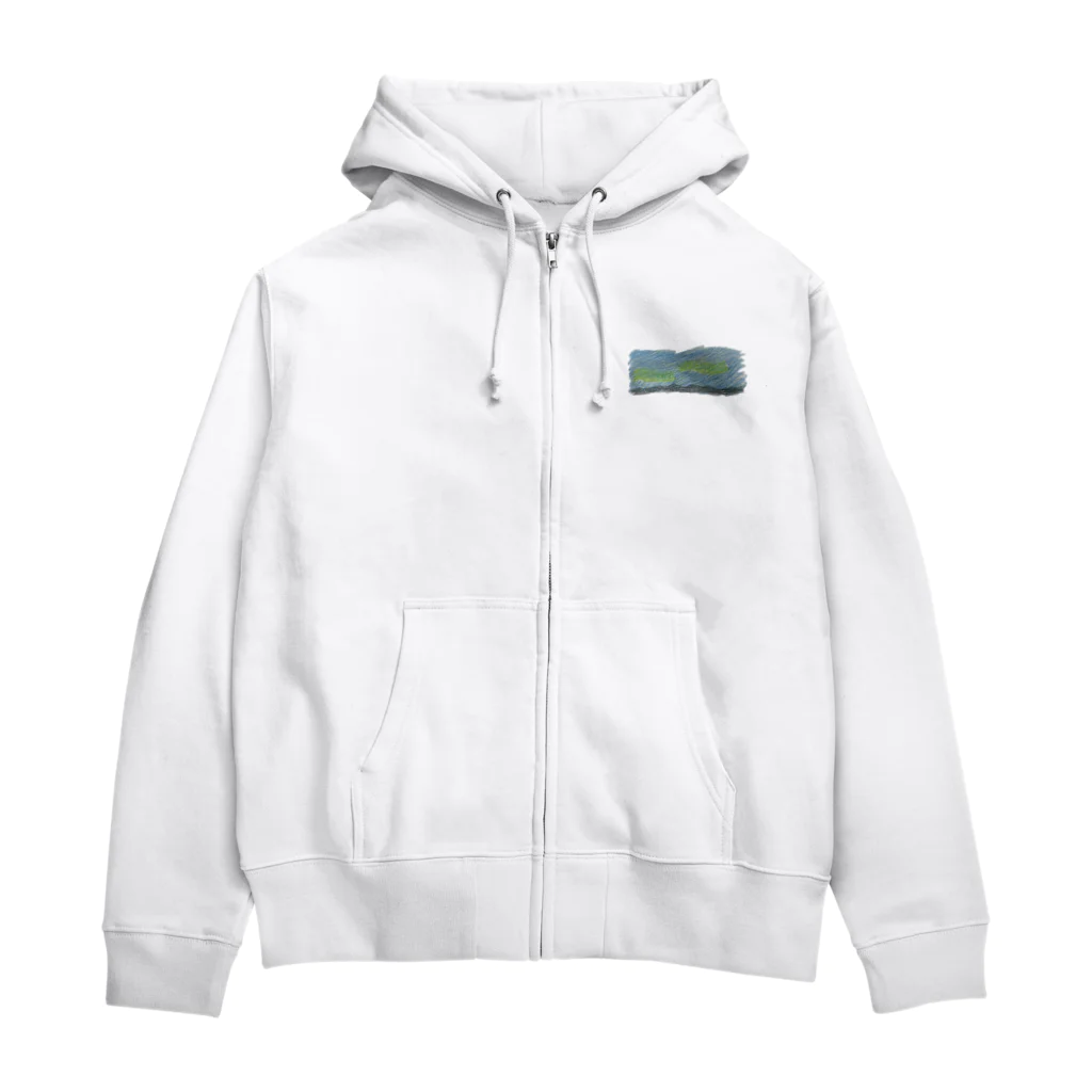 eveningcalmのクレヨンオーロラ Zip Hoodie