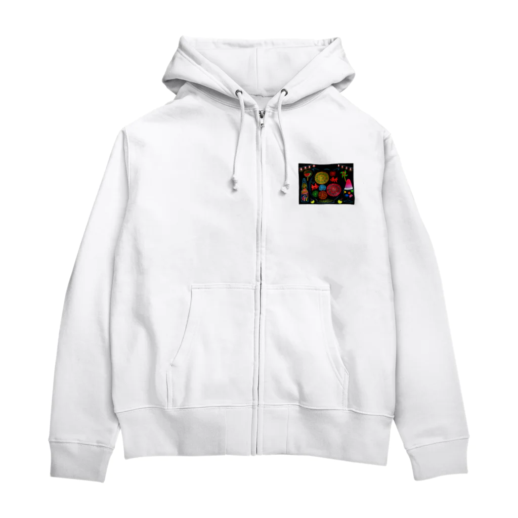 tamtamlandのずっと忘れない夏祭り Zip Hoodie