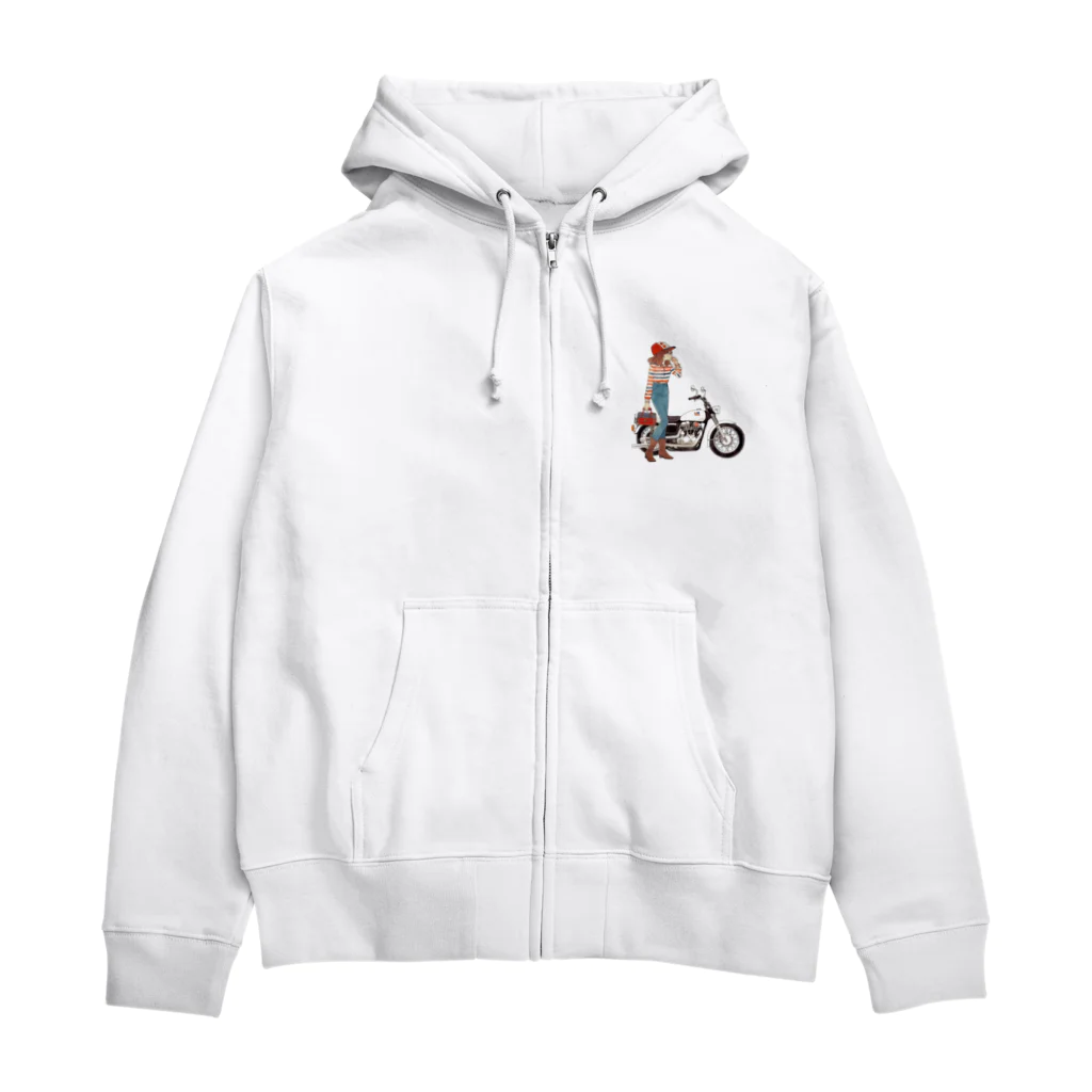 桜音ことこ企画のお気に入りのバイク Zip Hoodie