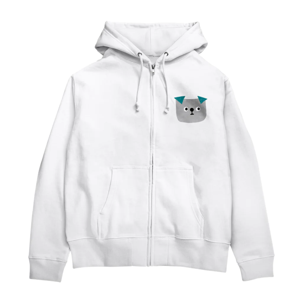 てら ねこグッズのタレミミチャン。 Zip Hoodie