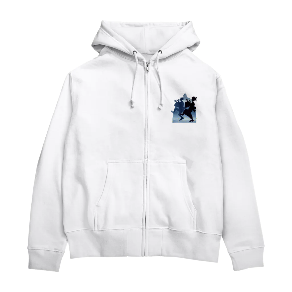 心の森ミュージアム　遊童館の郡上踊り Zip Hoodie