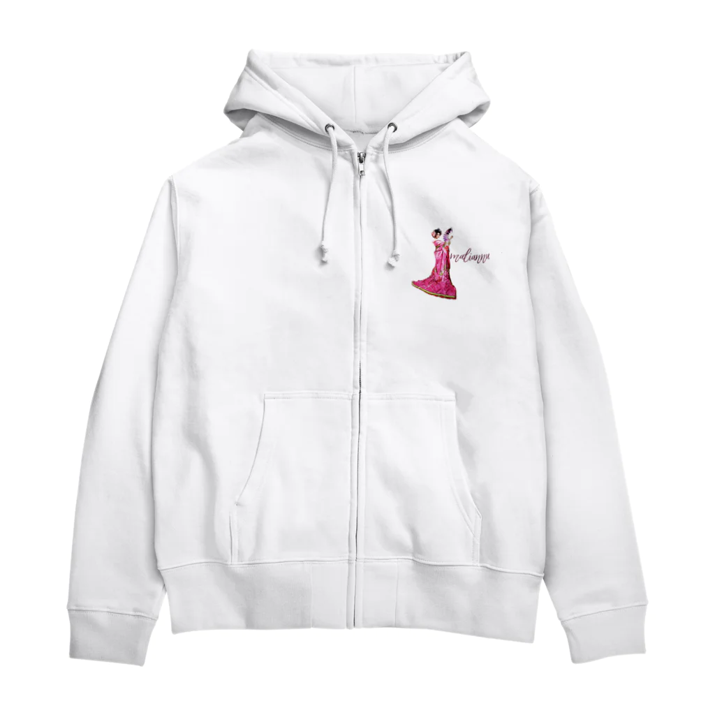 藤咲茉莉花♡ロック座のマリアンヌグッズ Zip Hoodie