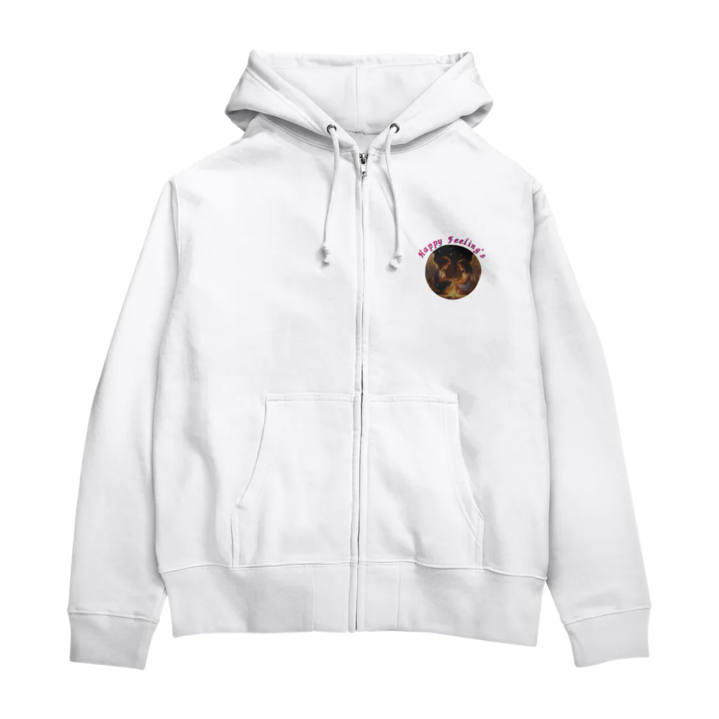 kiseki-kanshaの幸せになるアイテム Zip Hoodie