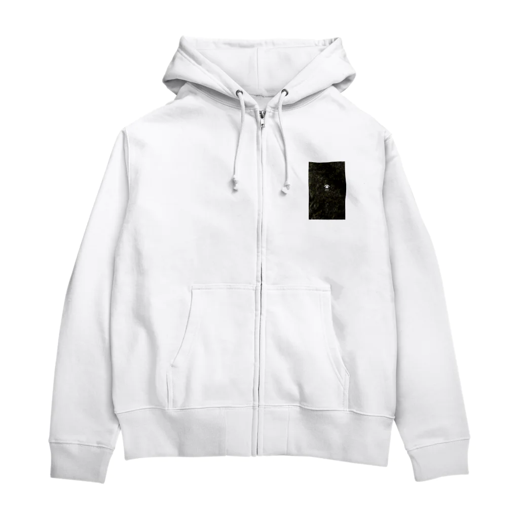 フルイチの趣味の山三1872(海苔柄) Zip Hoodie