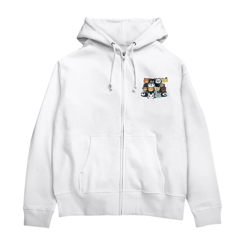 my-jpの不思議なアニマルズパート3 Zip Hoodie