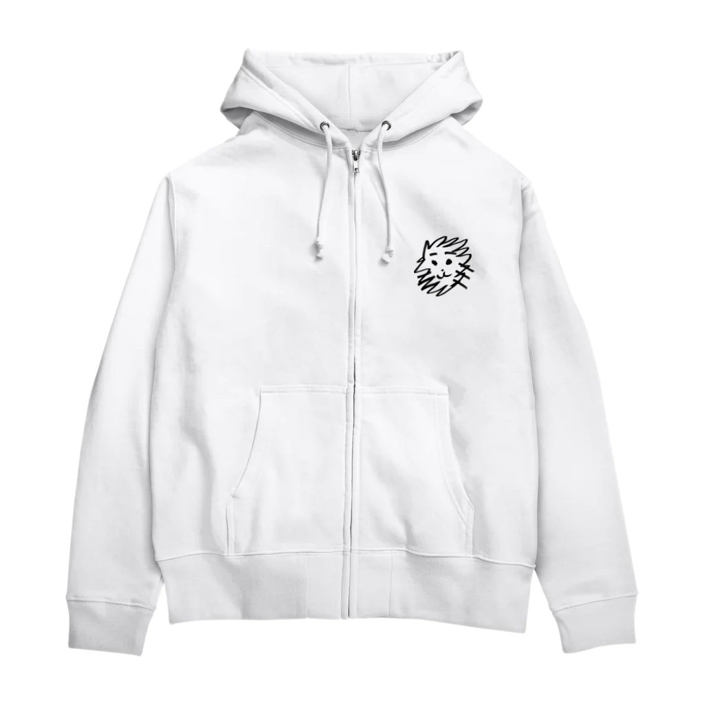 Tako00の動物 Zip Hoodie