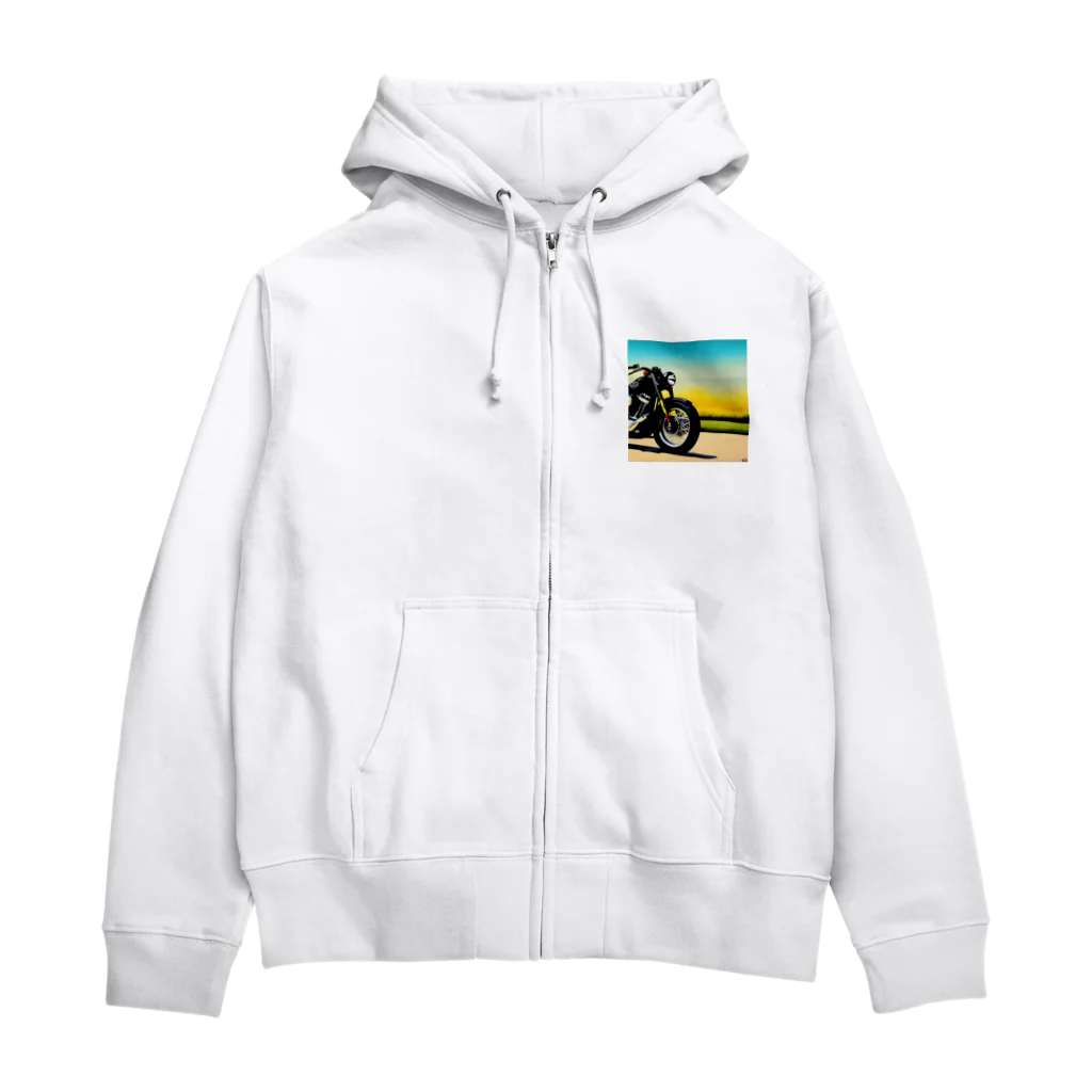 転倒無視のビンテージスポーツスター Zip Hoodie