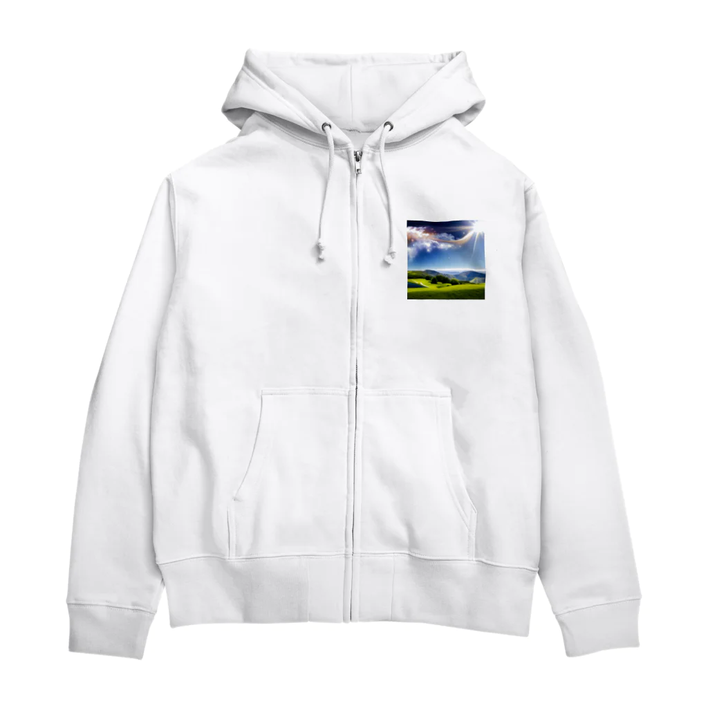 ohba1223の風景　幻想的 Zip Hoodie