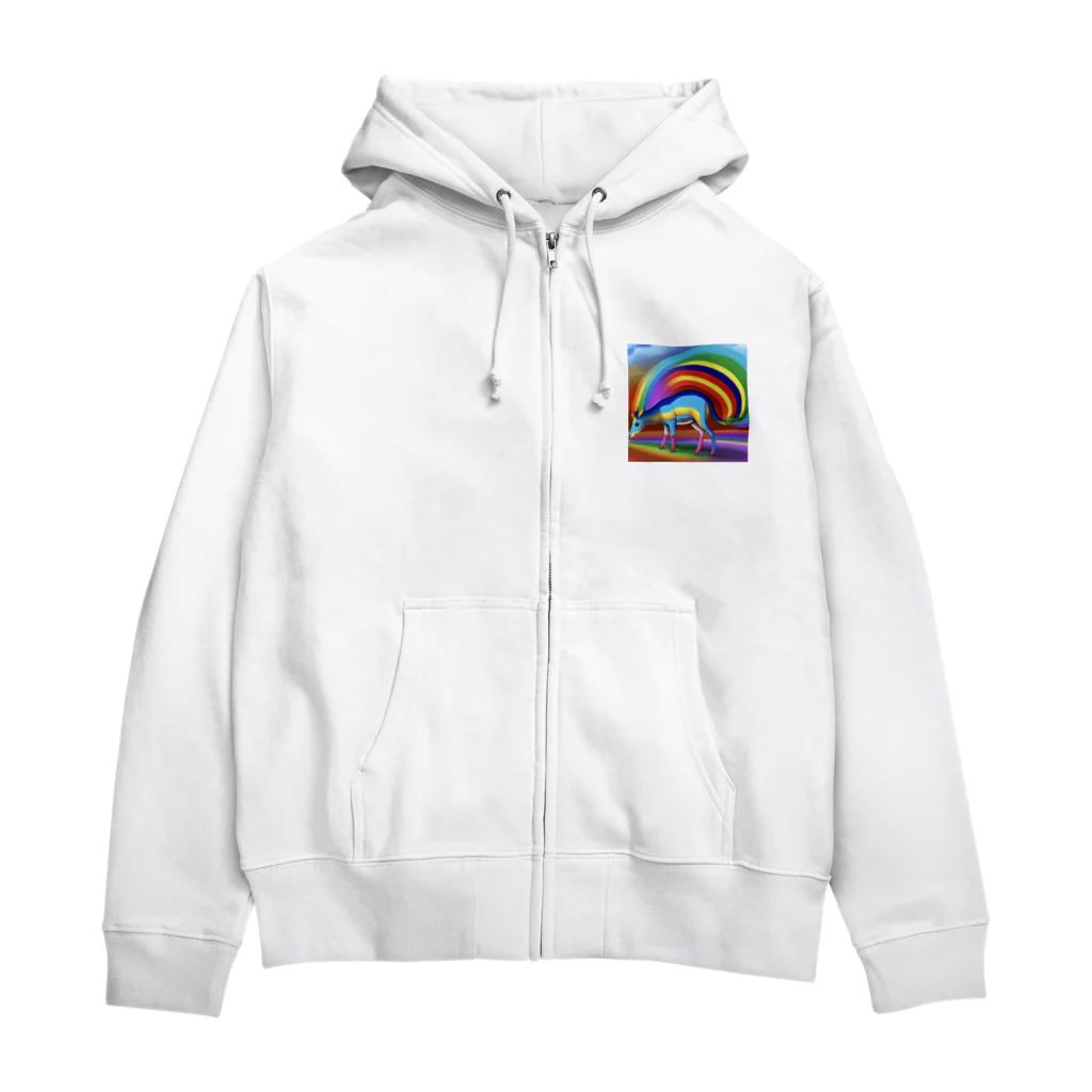 湊翔パパの趣味部屋の虹 Zip Hoodie