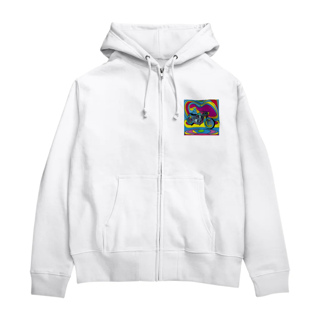 Akihiro121のバイク Zip Hoodie